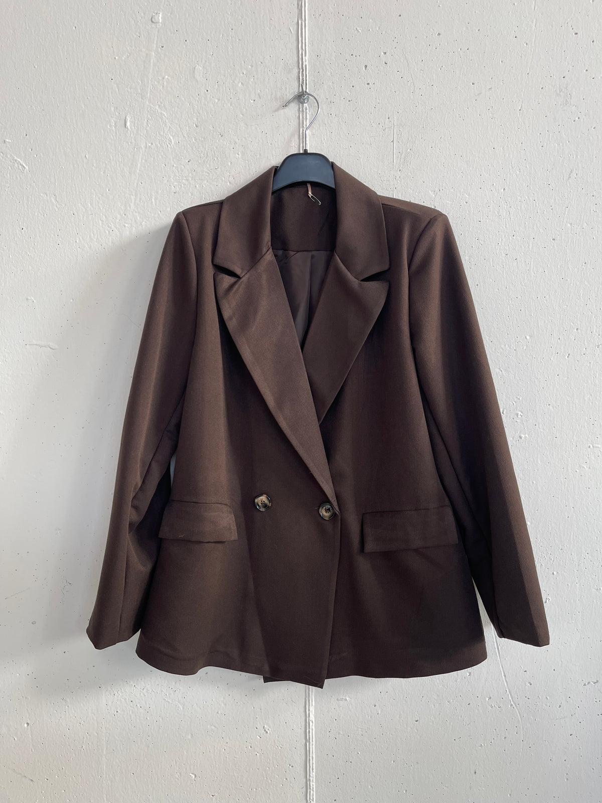 Blazer doppiopetto con collo a rever