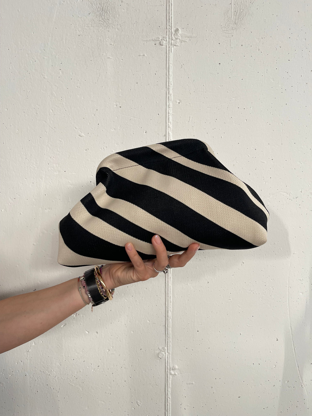 Borsa Clutch con Catenella in varie Fantasie - 30x18 cm