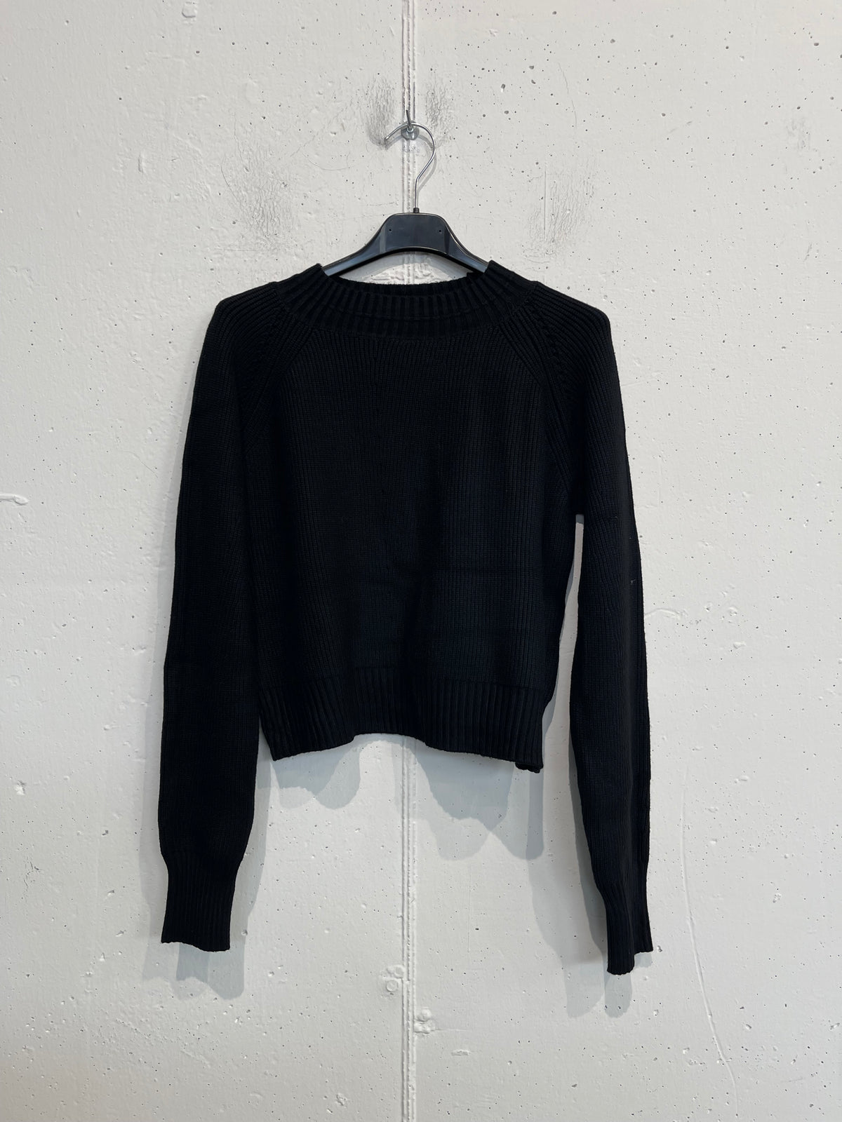 Pull girocollo con maniche a raglan