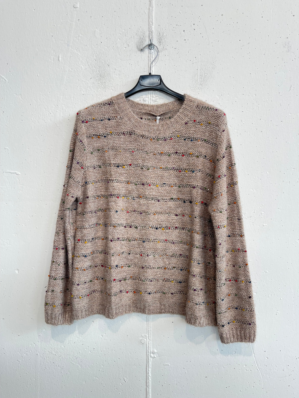 Pull con piccole palline colorate