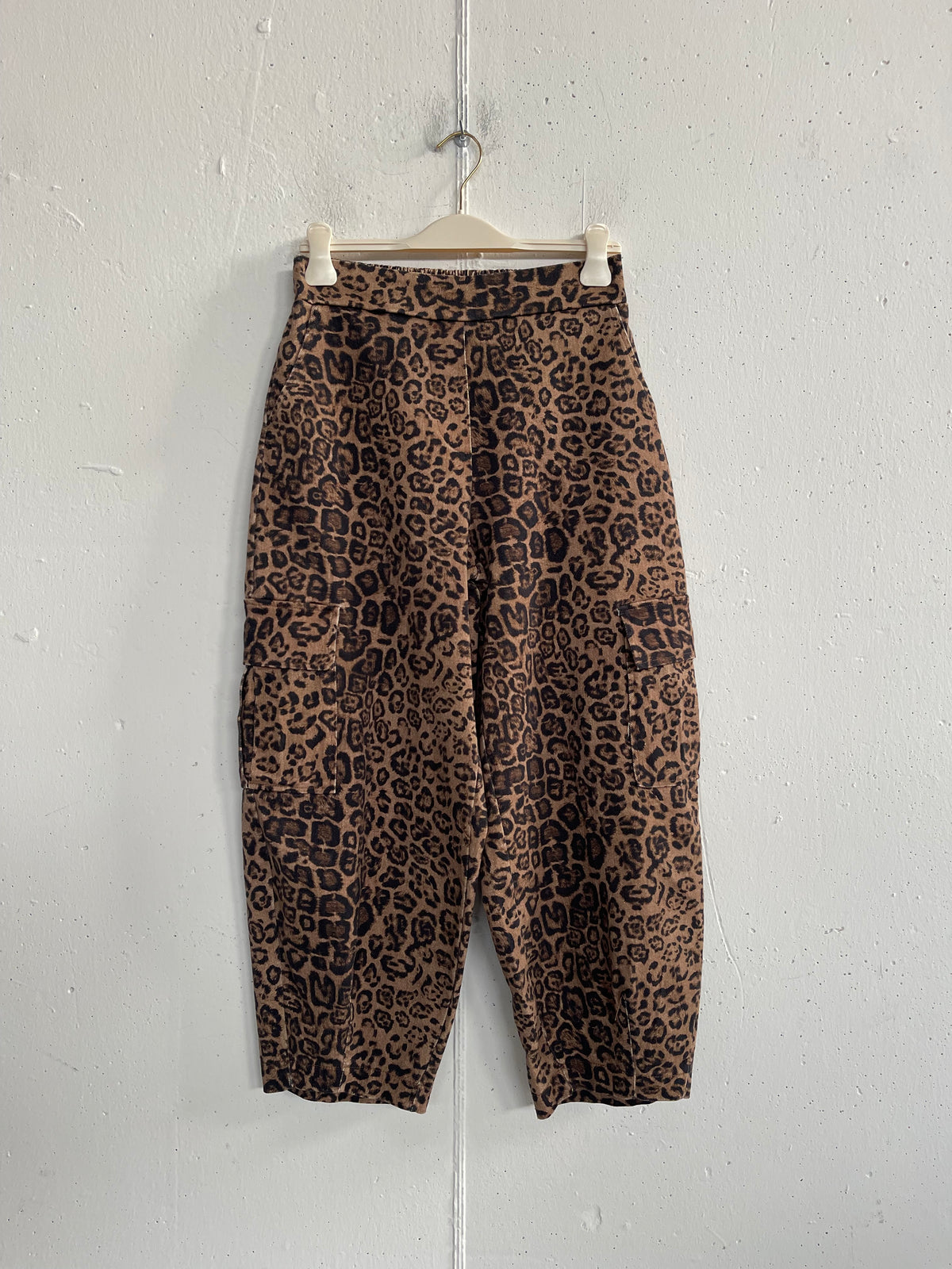 Pantalone balloon con tasconi 2 fantasie