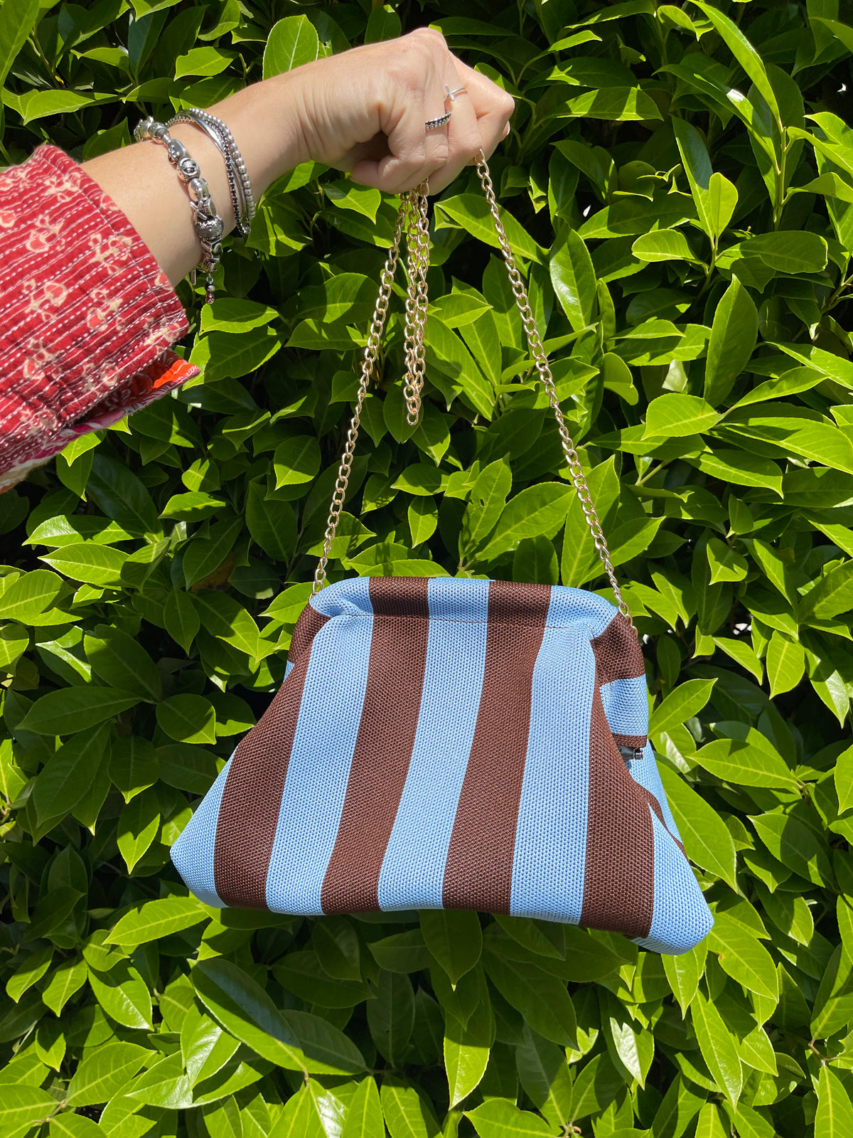 Borsa clutch RIGHE
