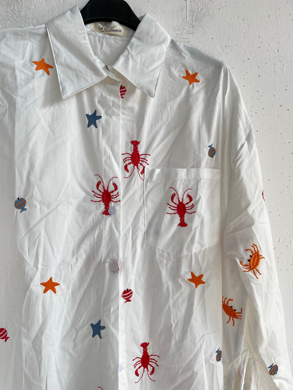 Camicia Ariel con dettagli ricamati