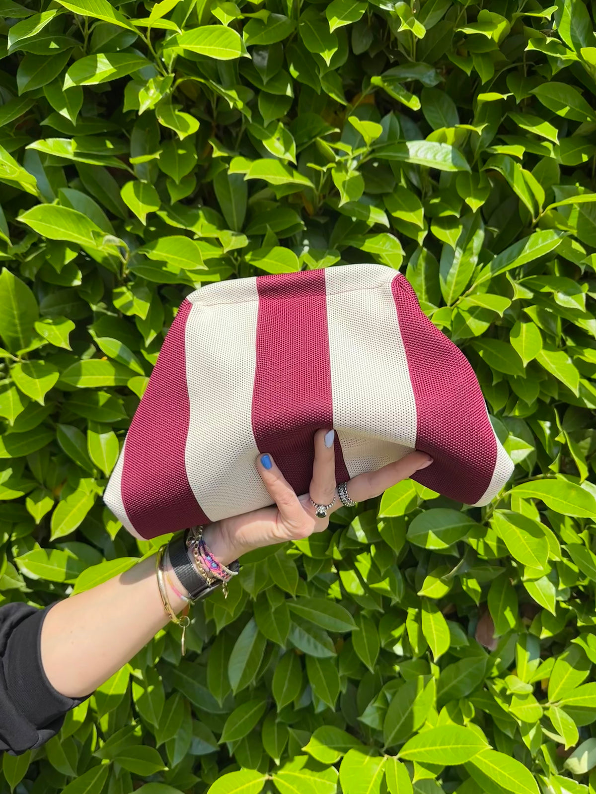 Borsa clutch RIGHE