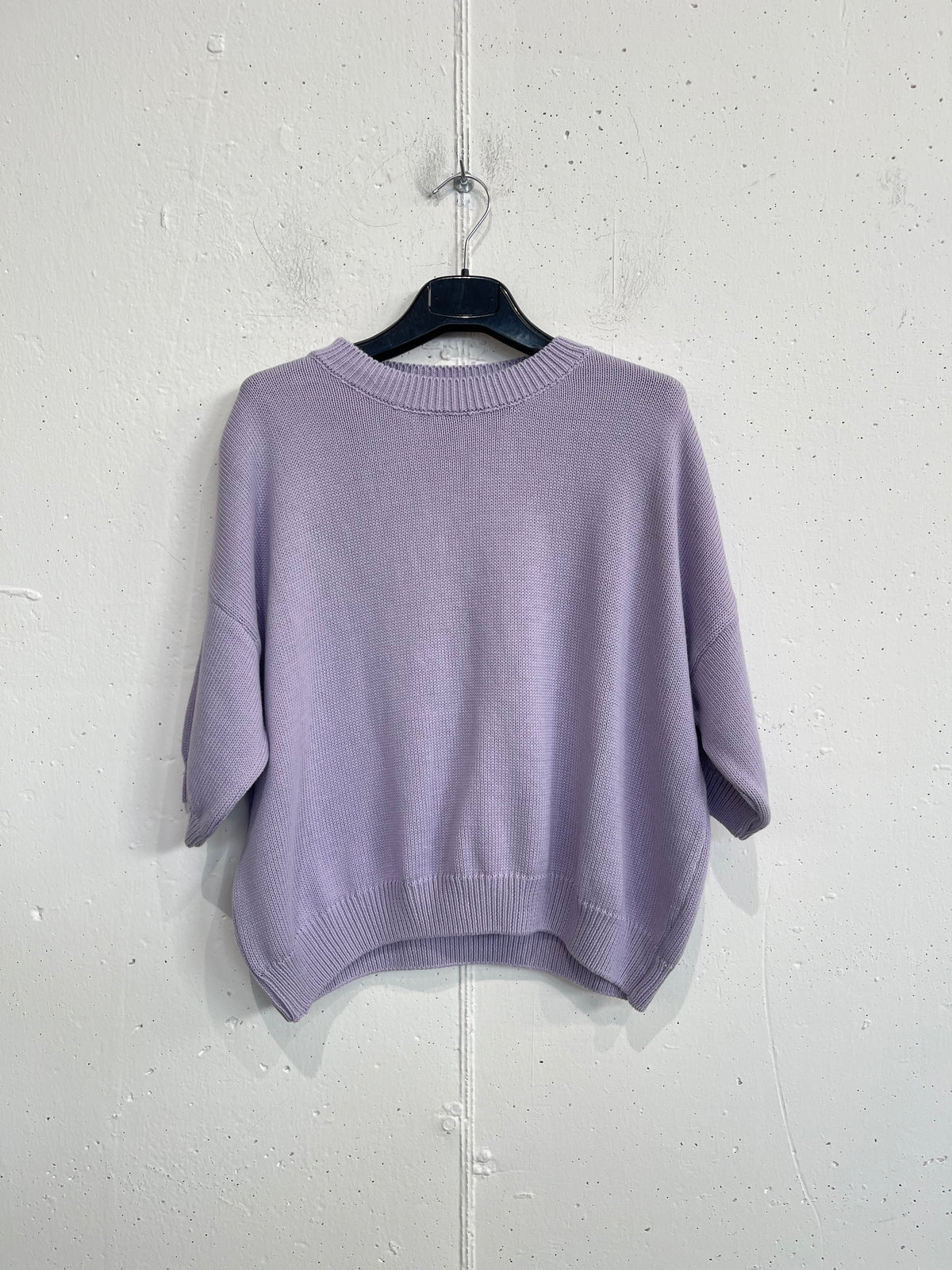 Pull manica 3/4 in cotone