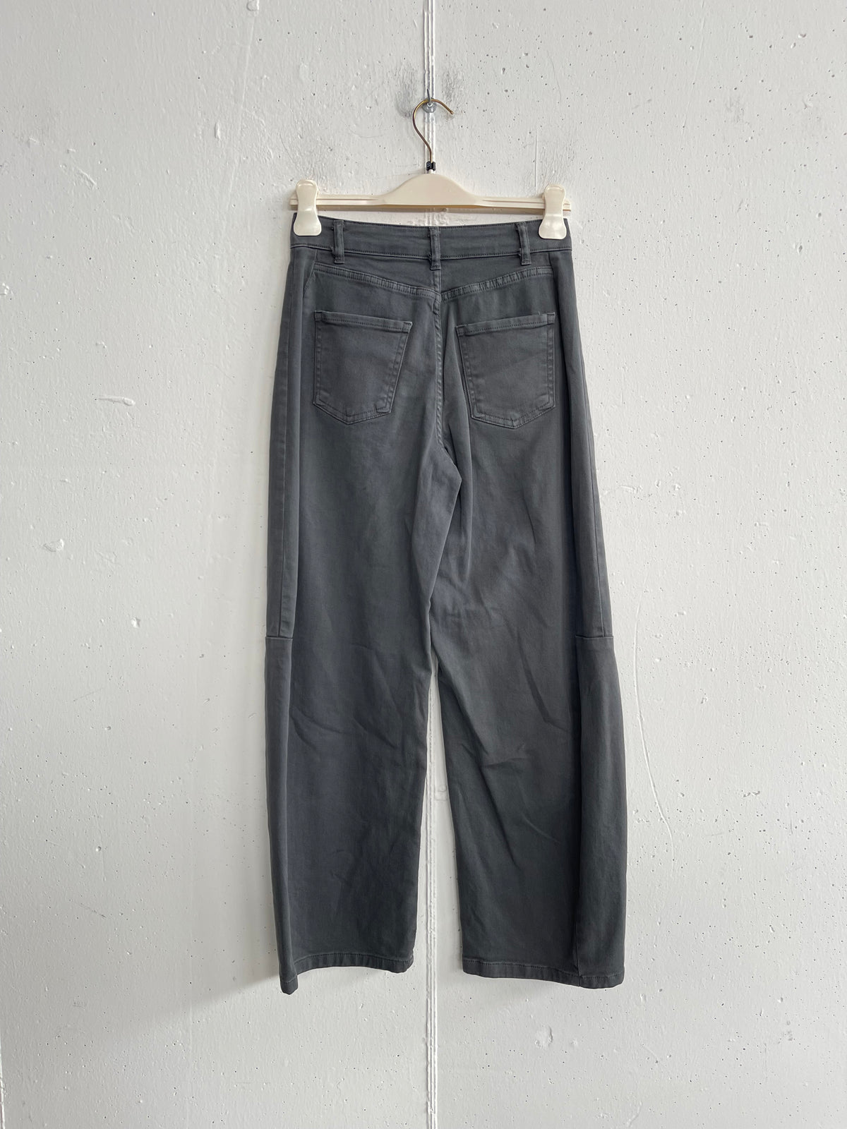 Pantalone balloon in tessuto effetto jeans