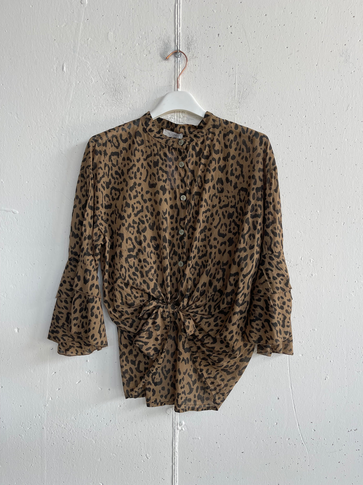 Camicia leopardata safari
