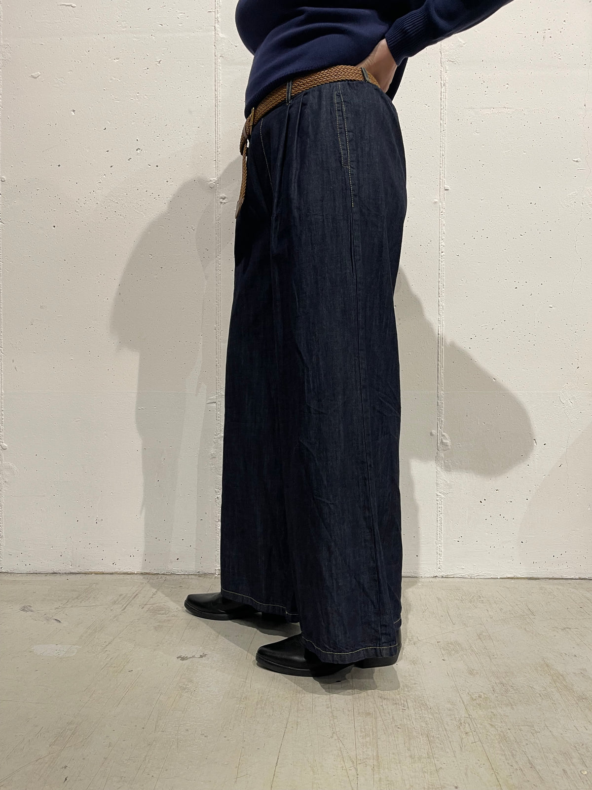 Pantalone in tela jeans Aurora