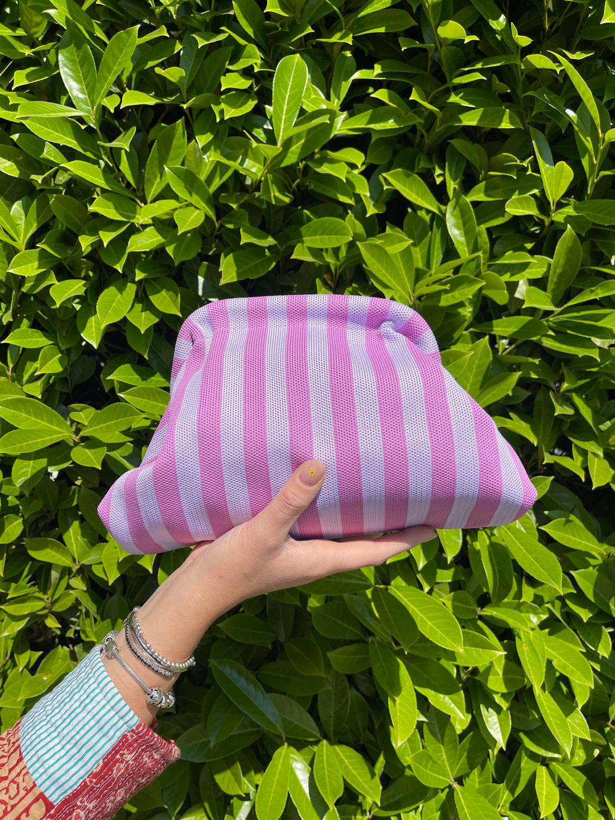 Borsa clutch RIGHE
