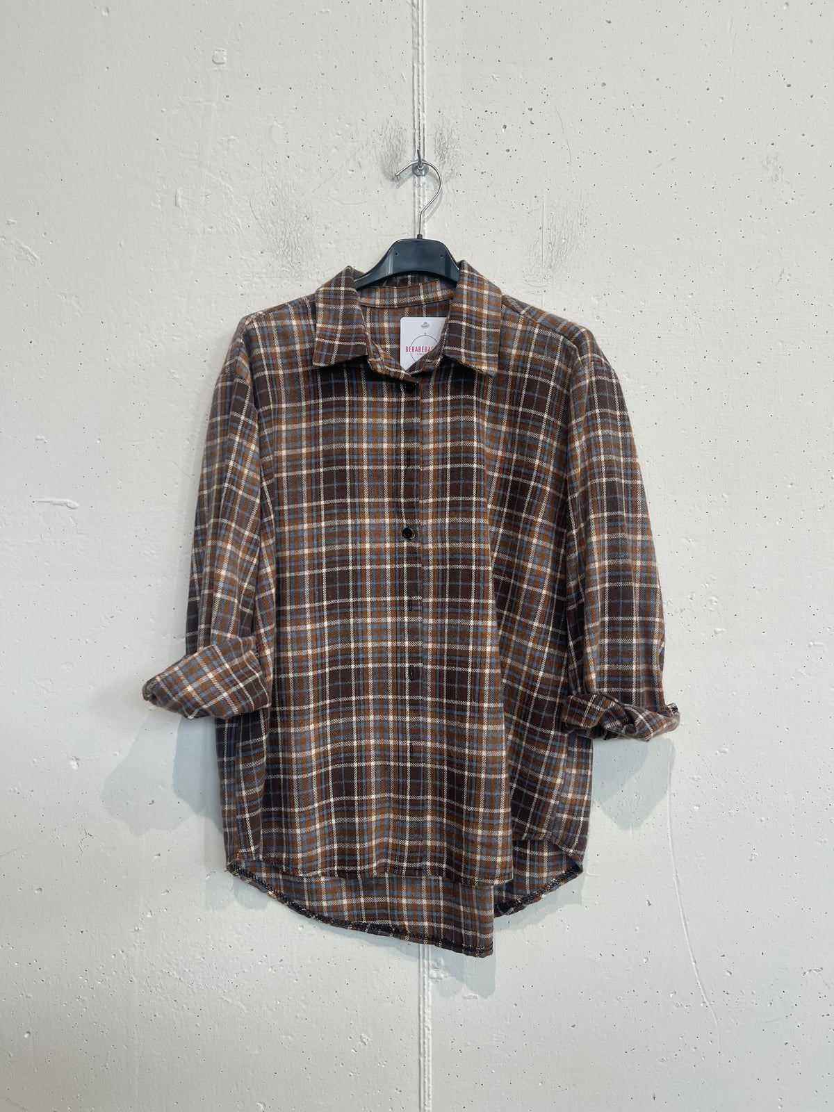 Camicia boscaiolo misto cotone quadri medi
