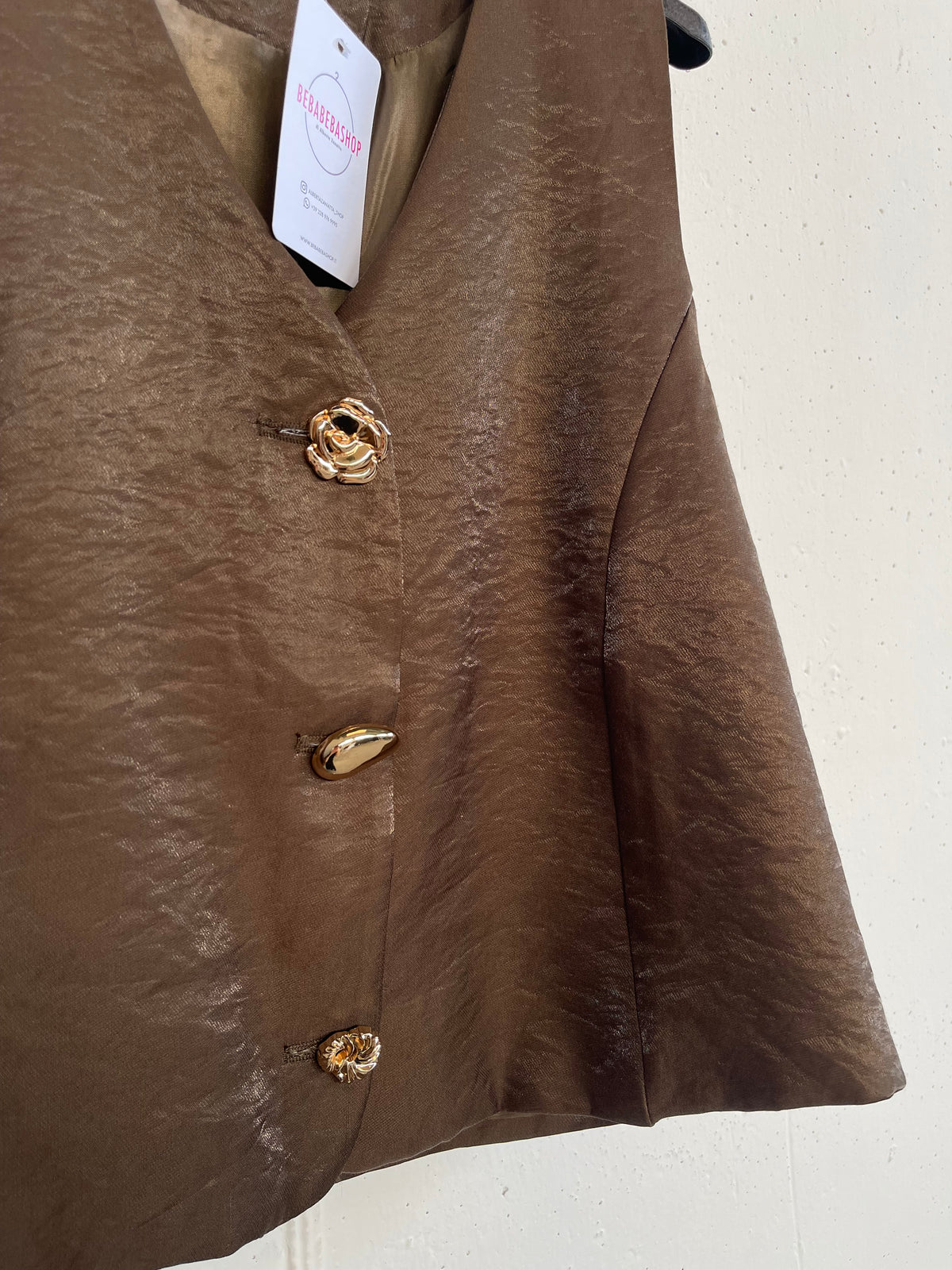Gilet effetto perlato Louise