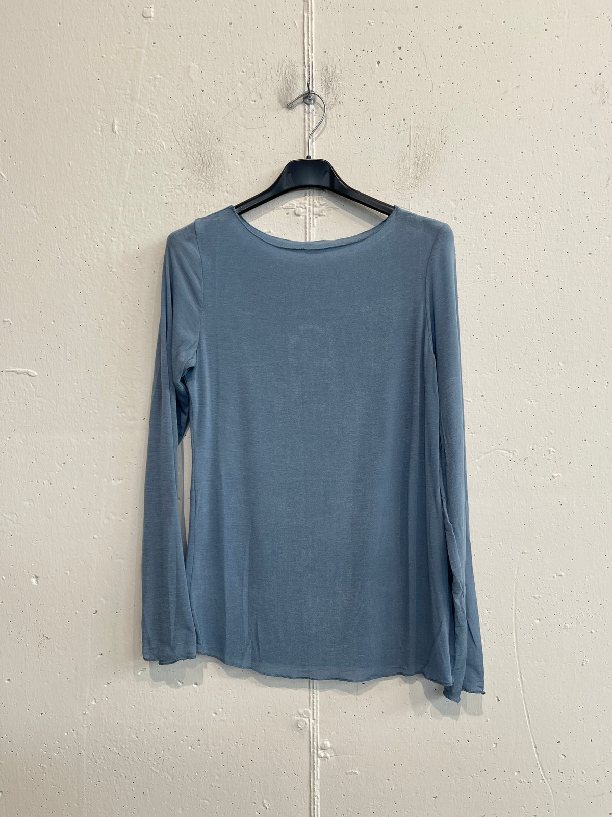 Sottogiacca misto cashmere con scollo a barchetta