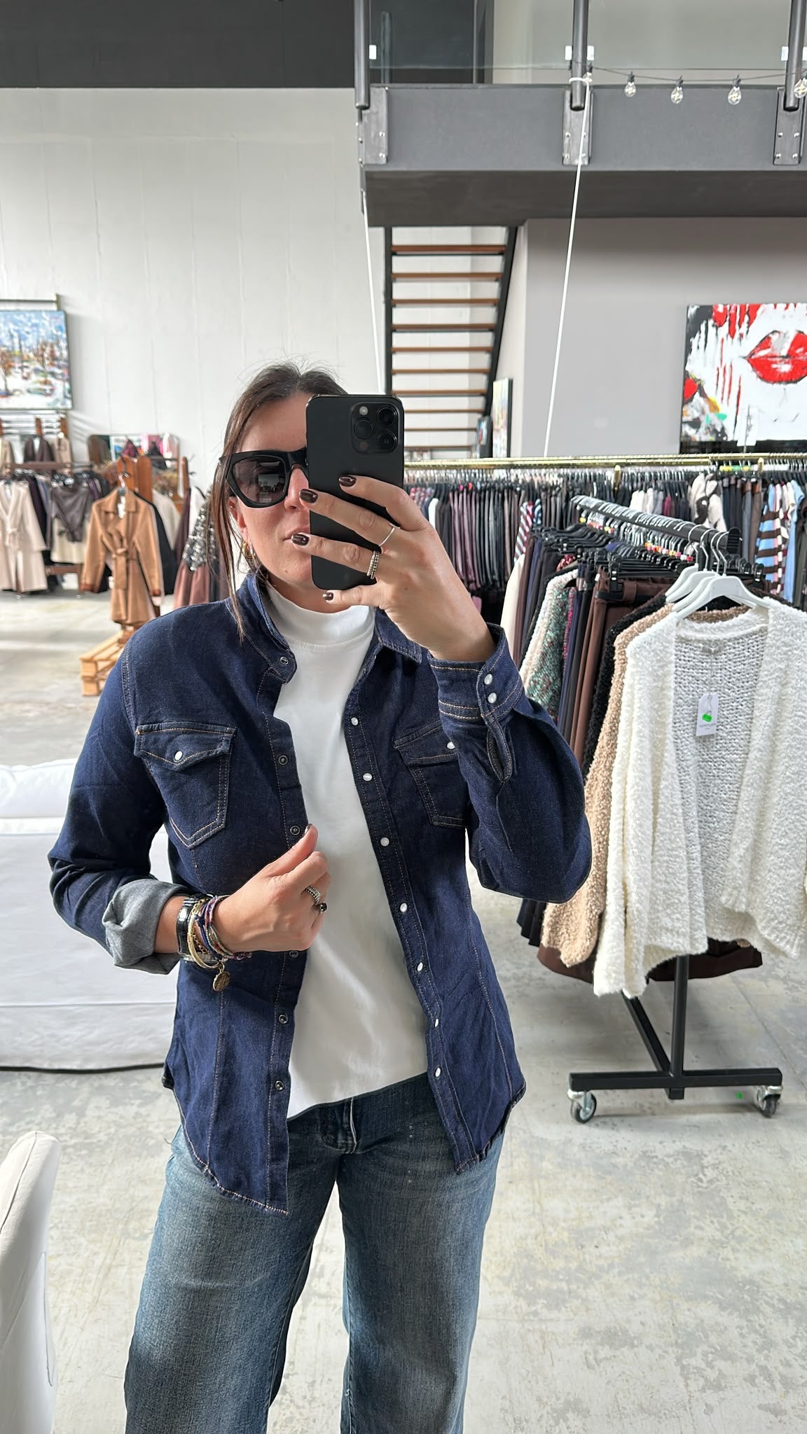 Camicia in jeans stile MZ