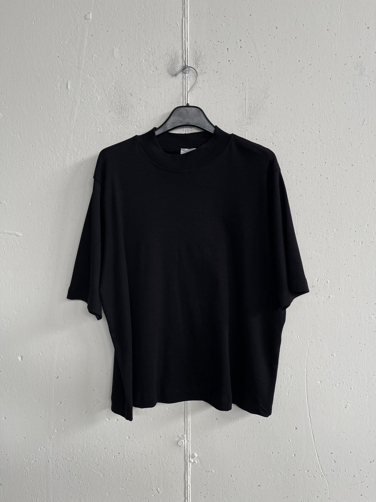 T-shirt collo coreana 100% cotone