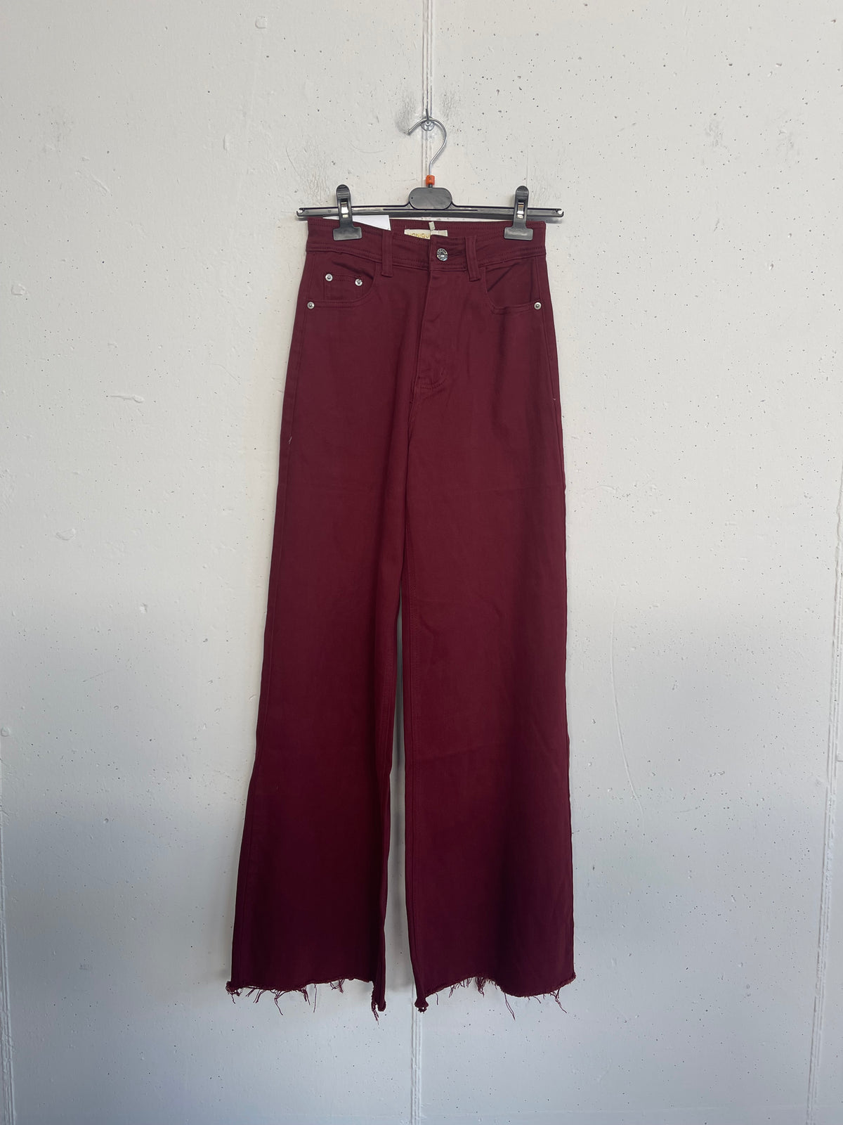 Jeans Palazzo bordeaux