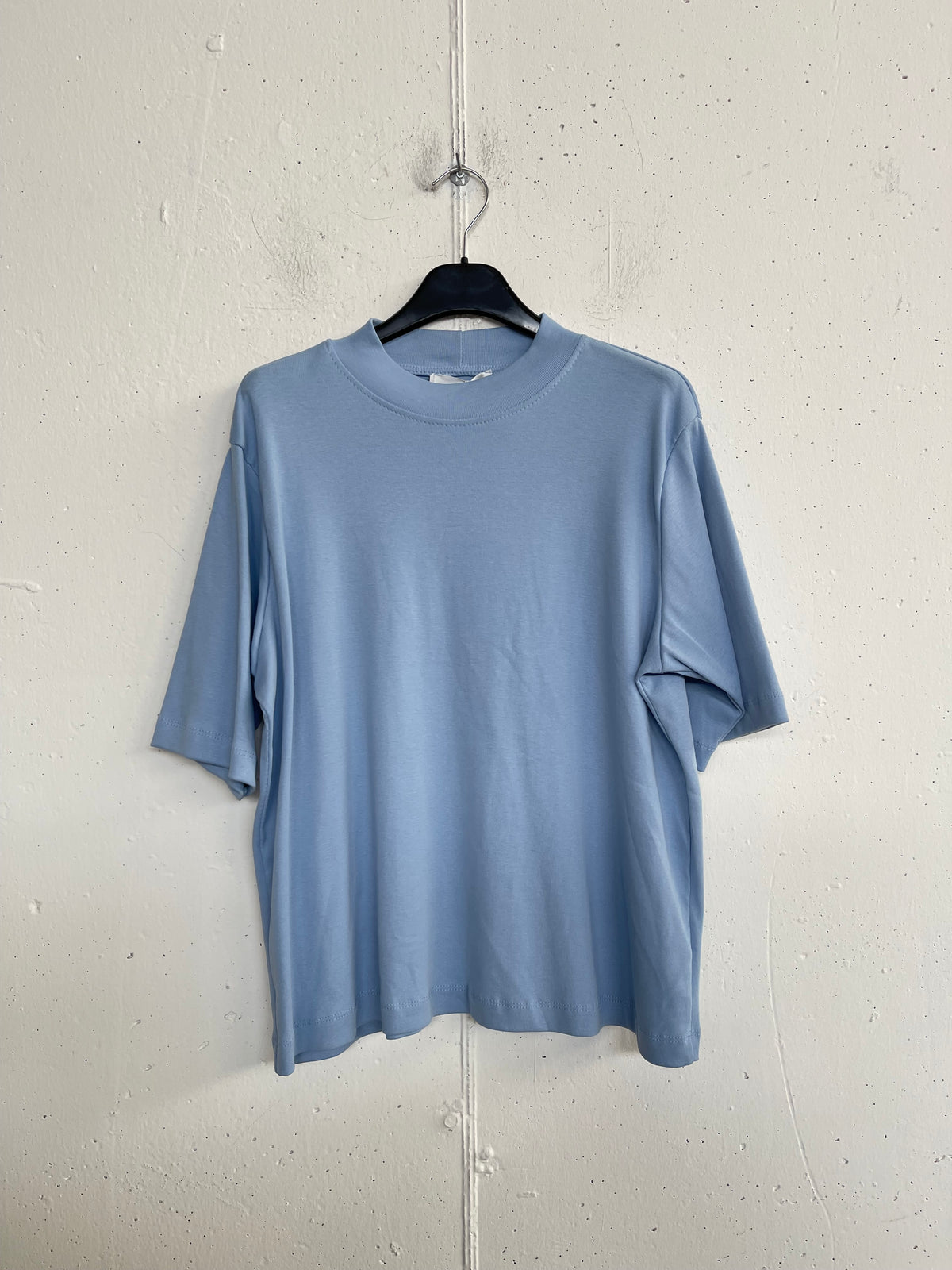 T-shirt collo coreana 100% cotone