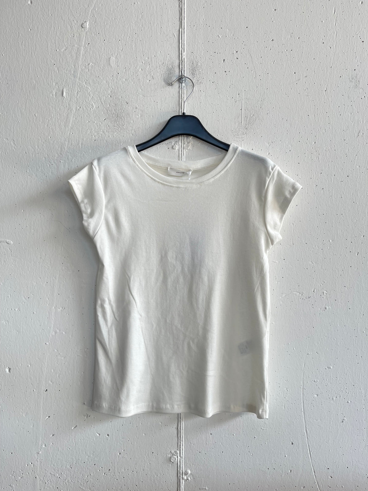 T-shirt maniche ad aletta 100% cotone