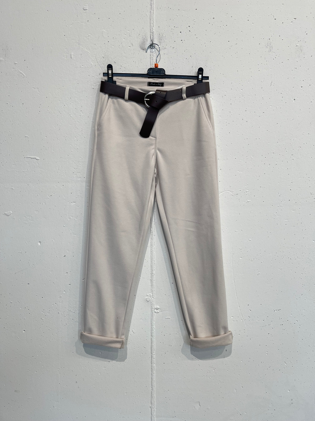 Pantalone in panno skinny