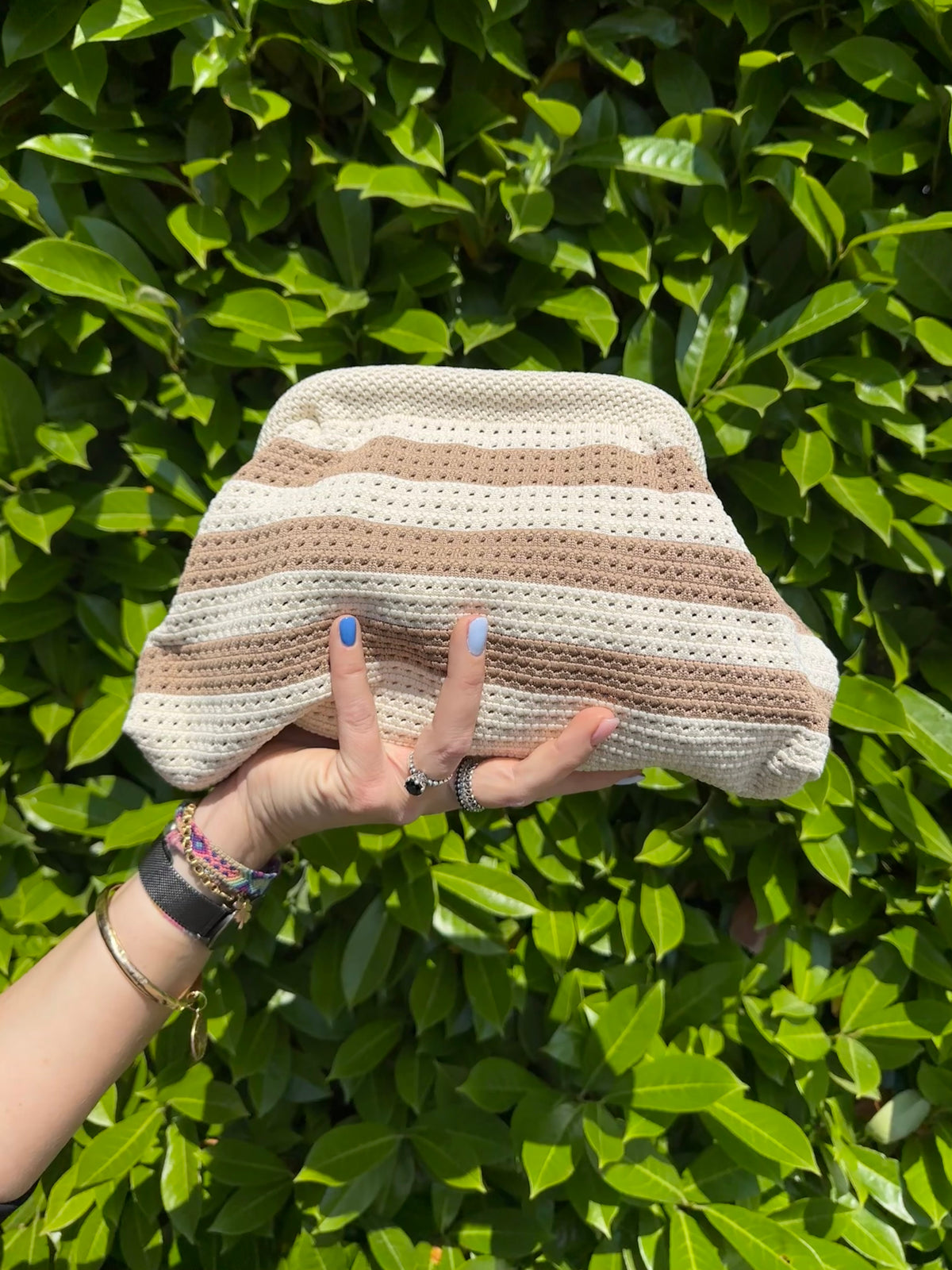 Borsa clutch RIGHE