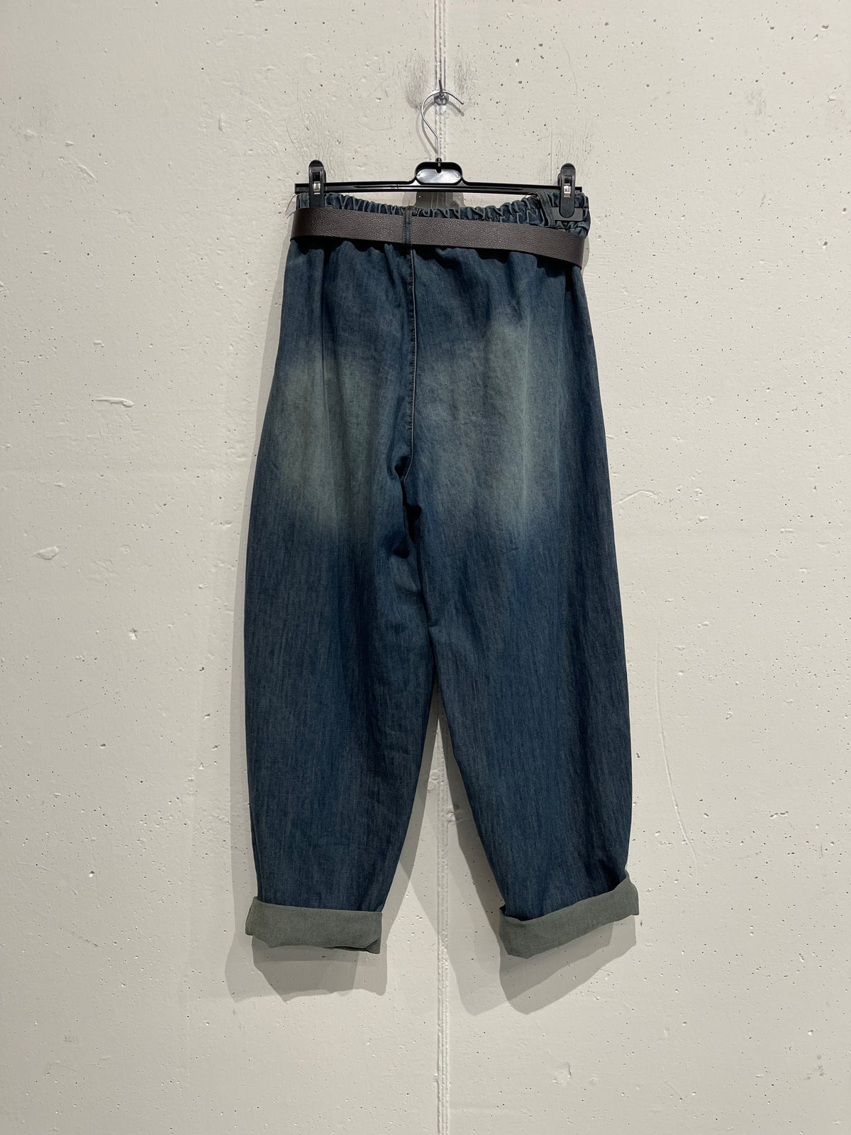 Jeans balloon lavaggio thè