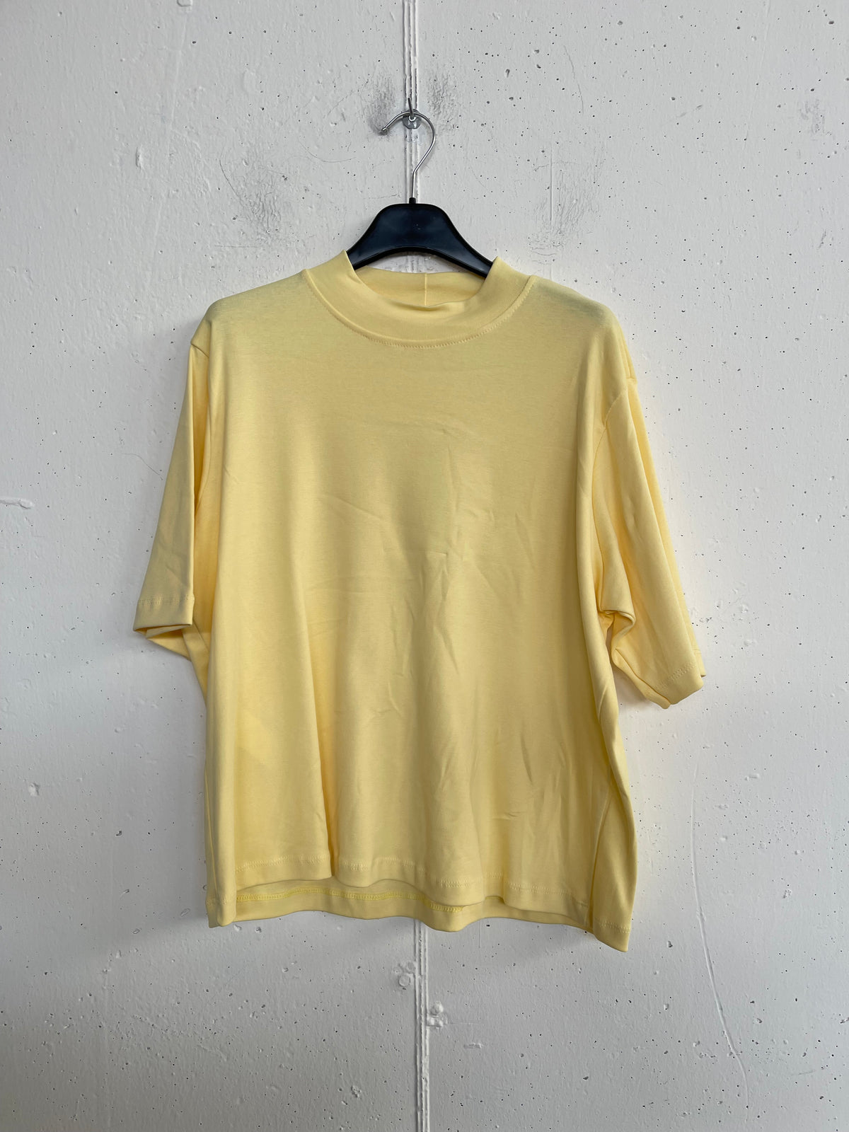 T-shirt collo coreana 100% cotone