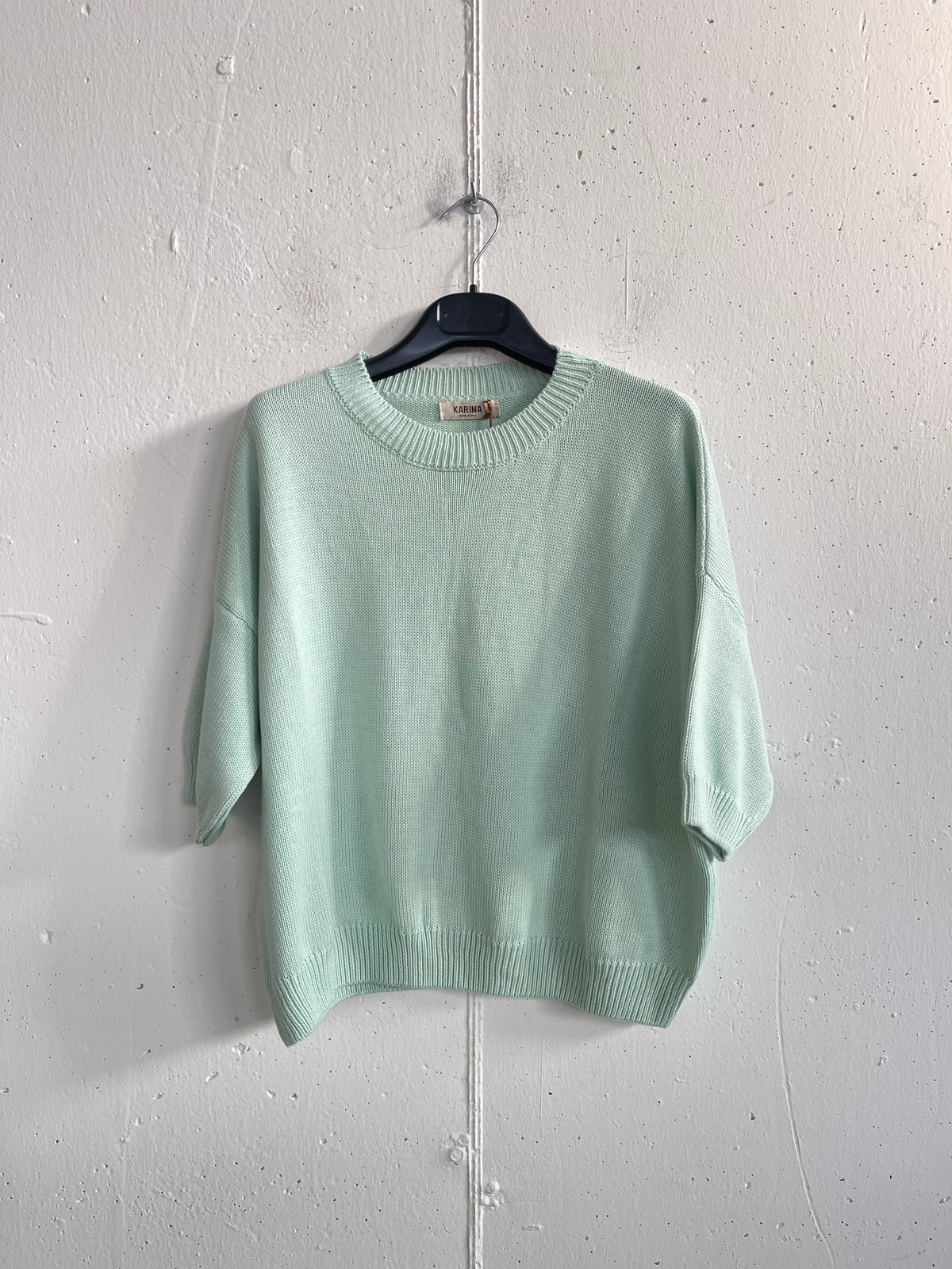 Pull manica 3/4 in cotone