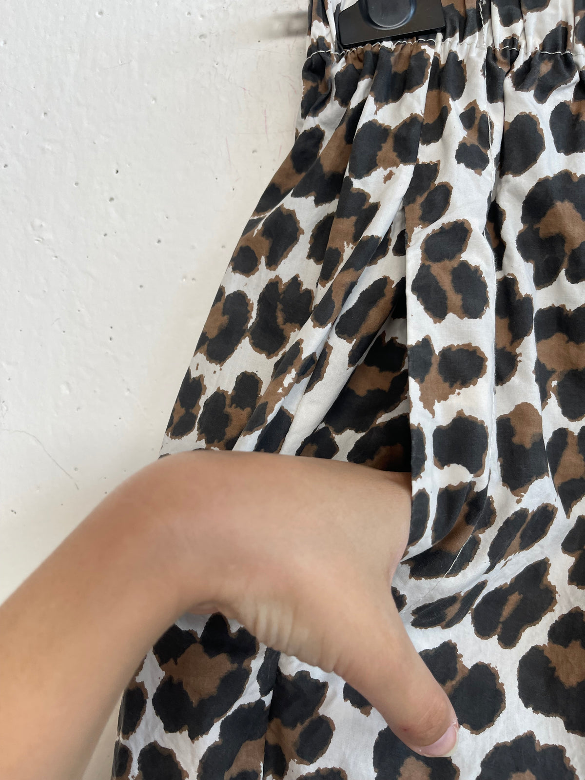Pantalone palloncino leopardato 100% cotone