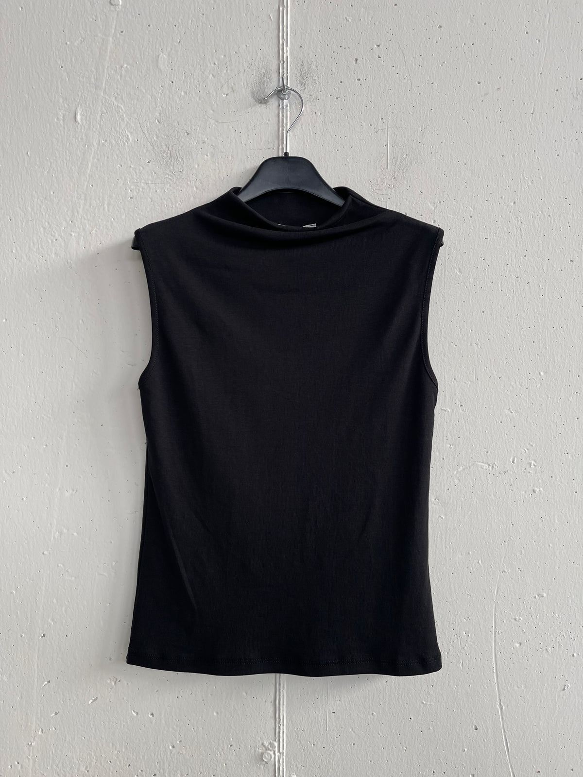 Top smanicato in cotone OVER