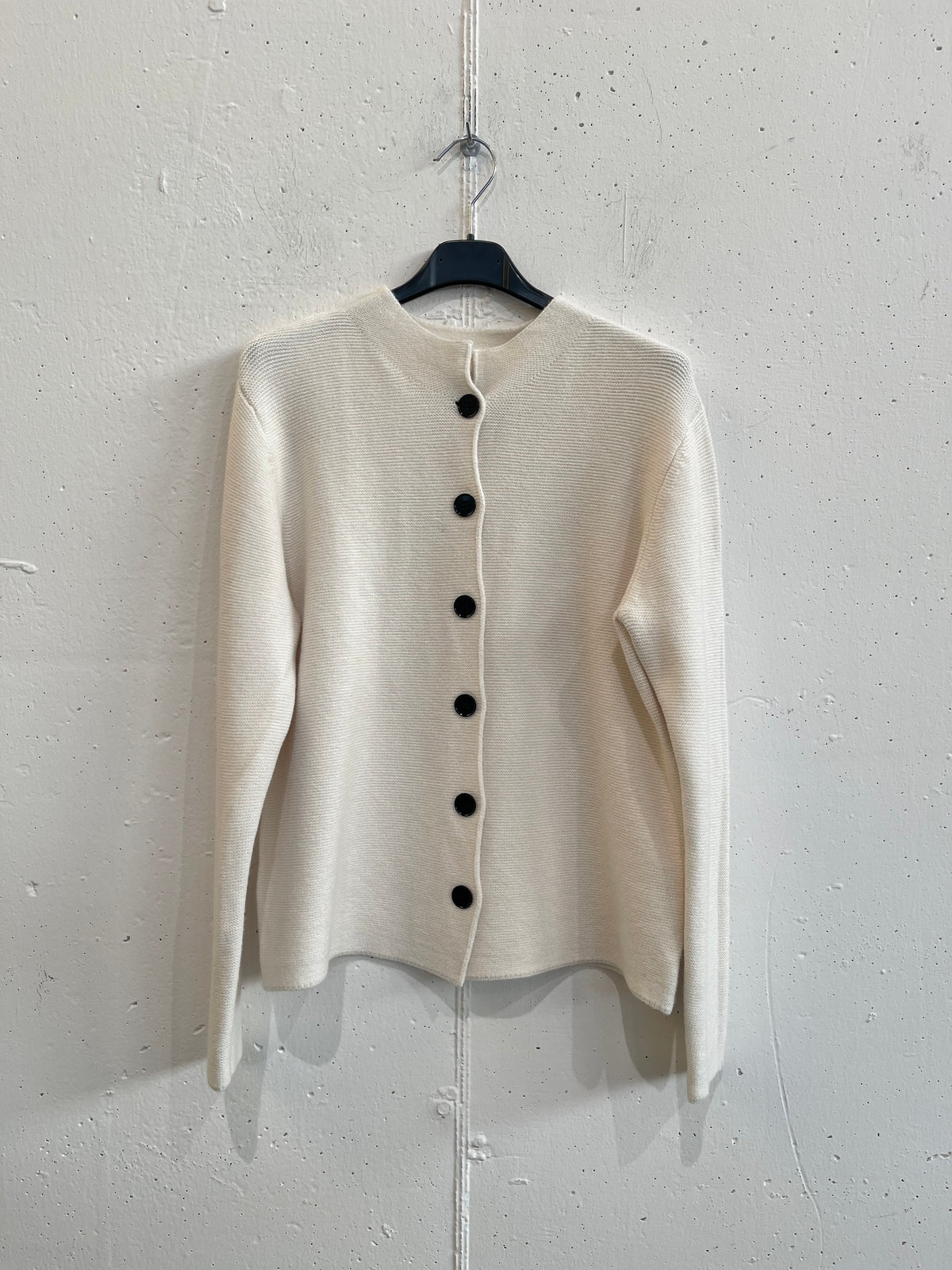 Cardigan con collo alla coreana