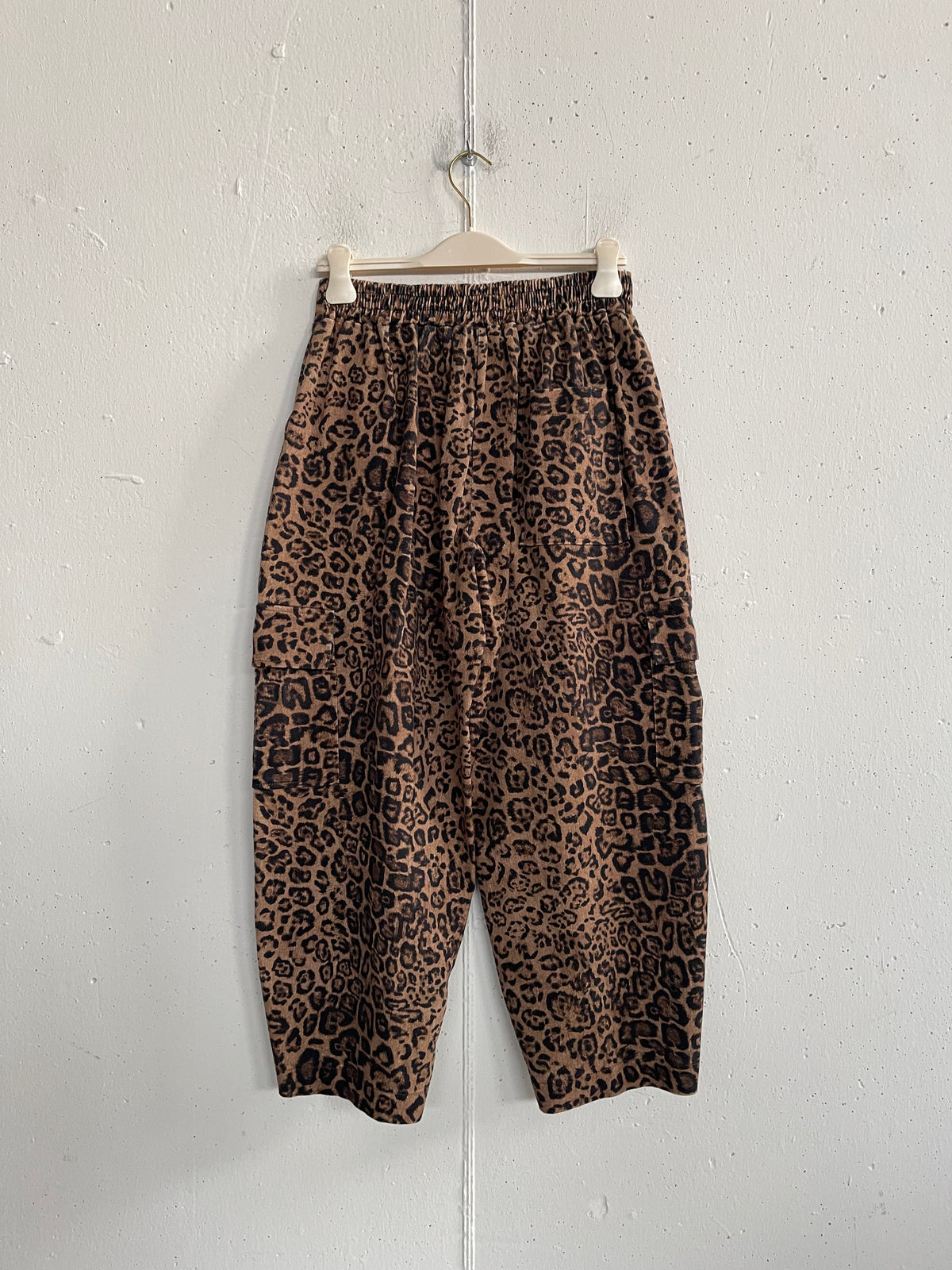 Pantalone balloon con tasconi 2 fantasie