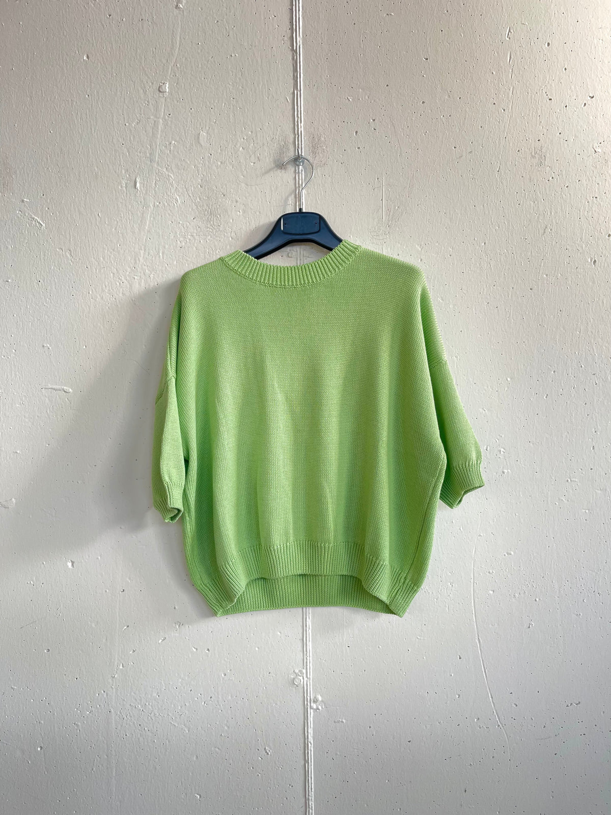 Pull manica 3/4 in cotone