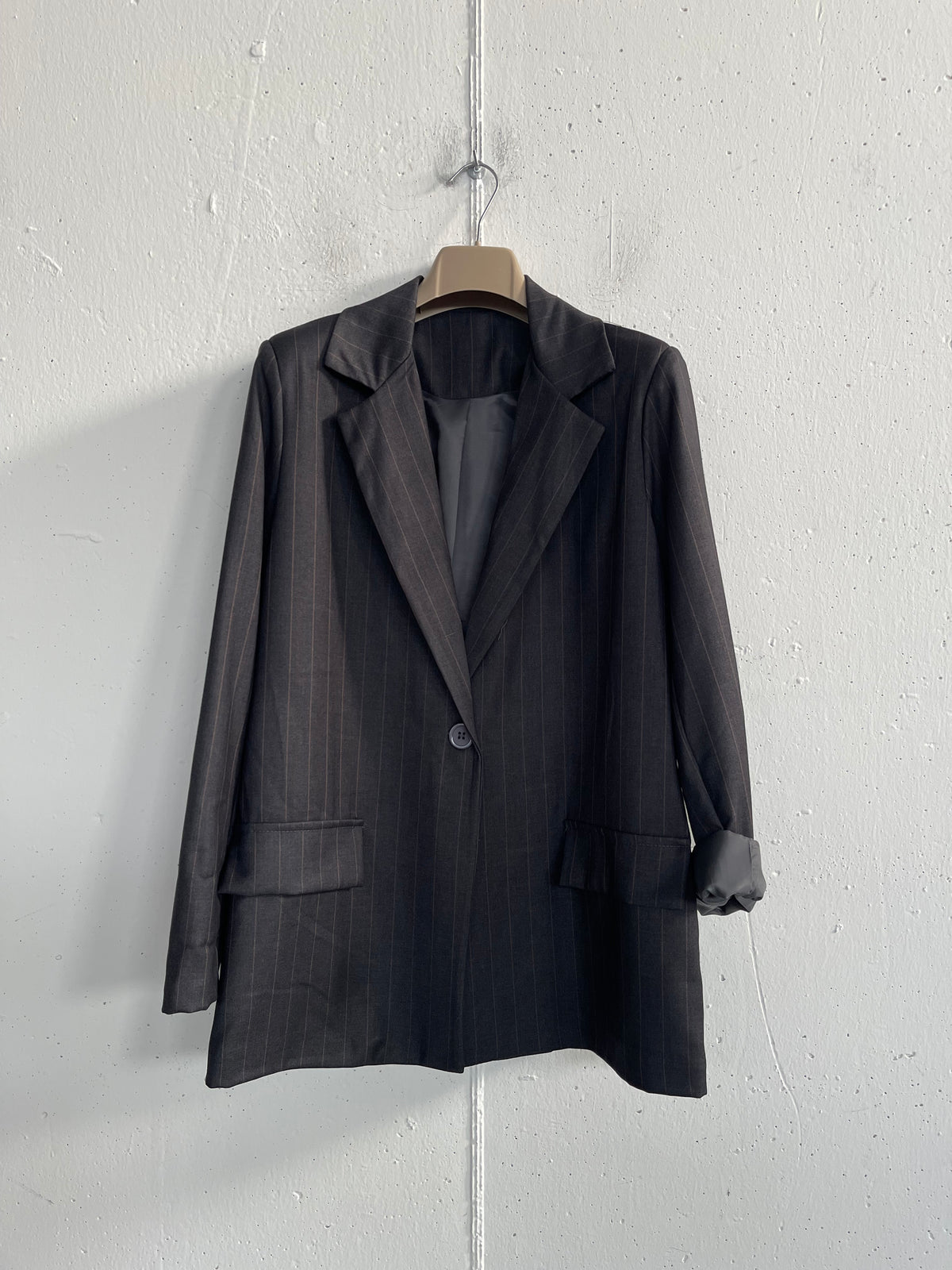 Blazer gessato ANNALISA over