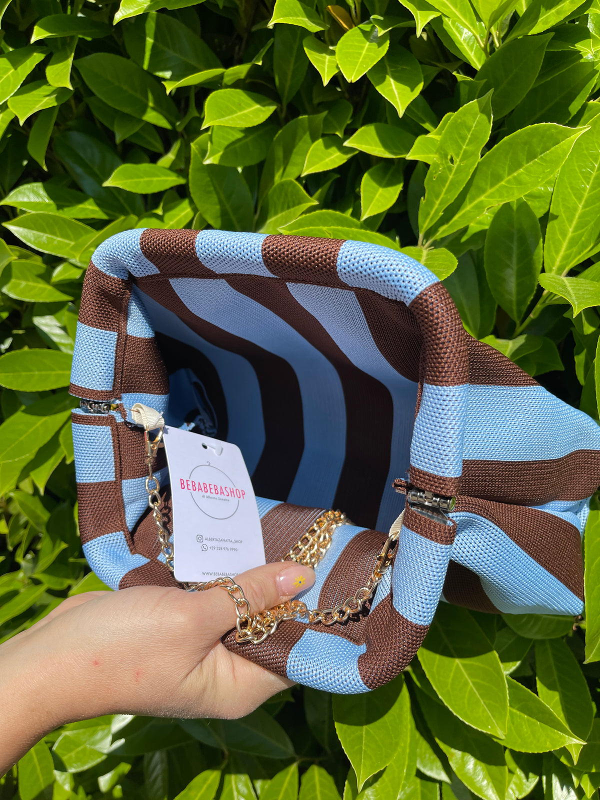 Borsa clutch RIGHE