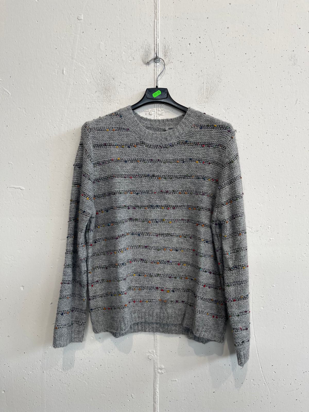 Pull con piccole palline colorate