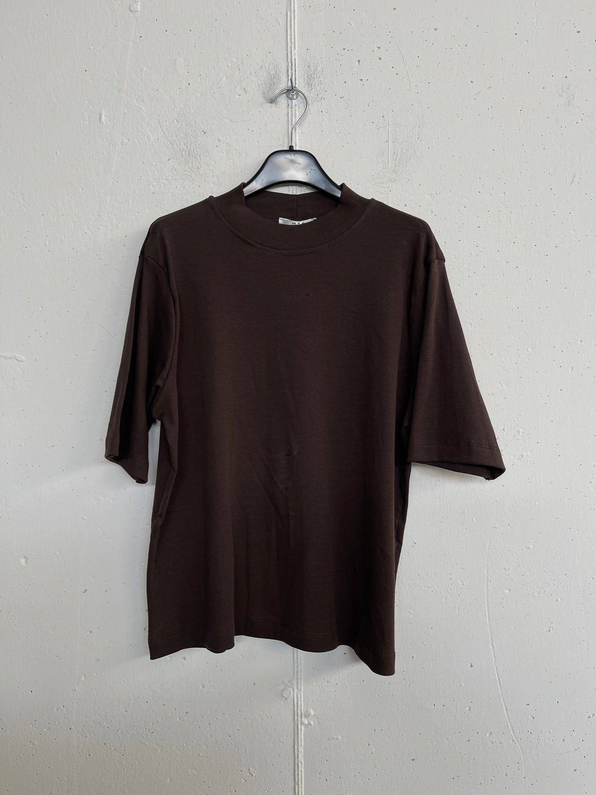 T-shirt collo coreana 100% cotone