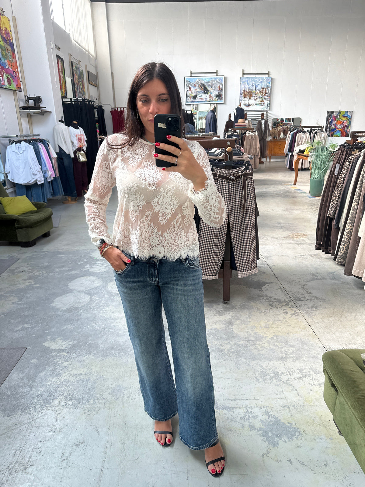 Jeans a vita bassa
