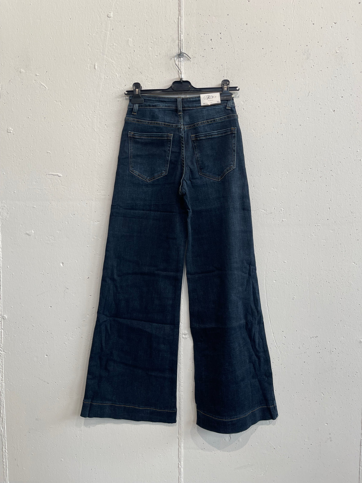 Jeans wide leg DARK BLUE