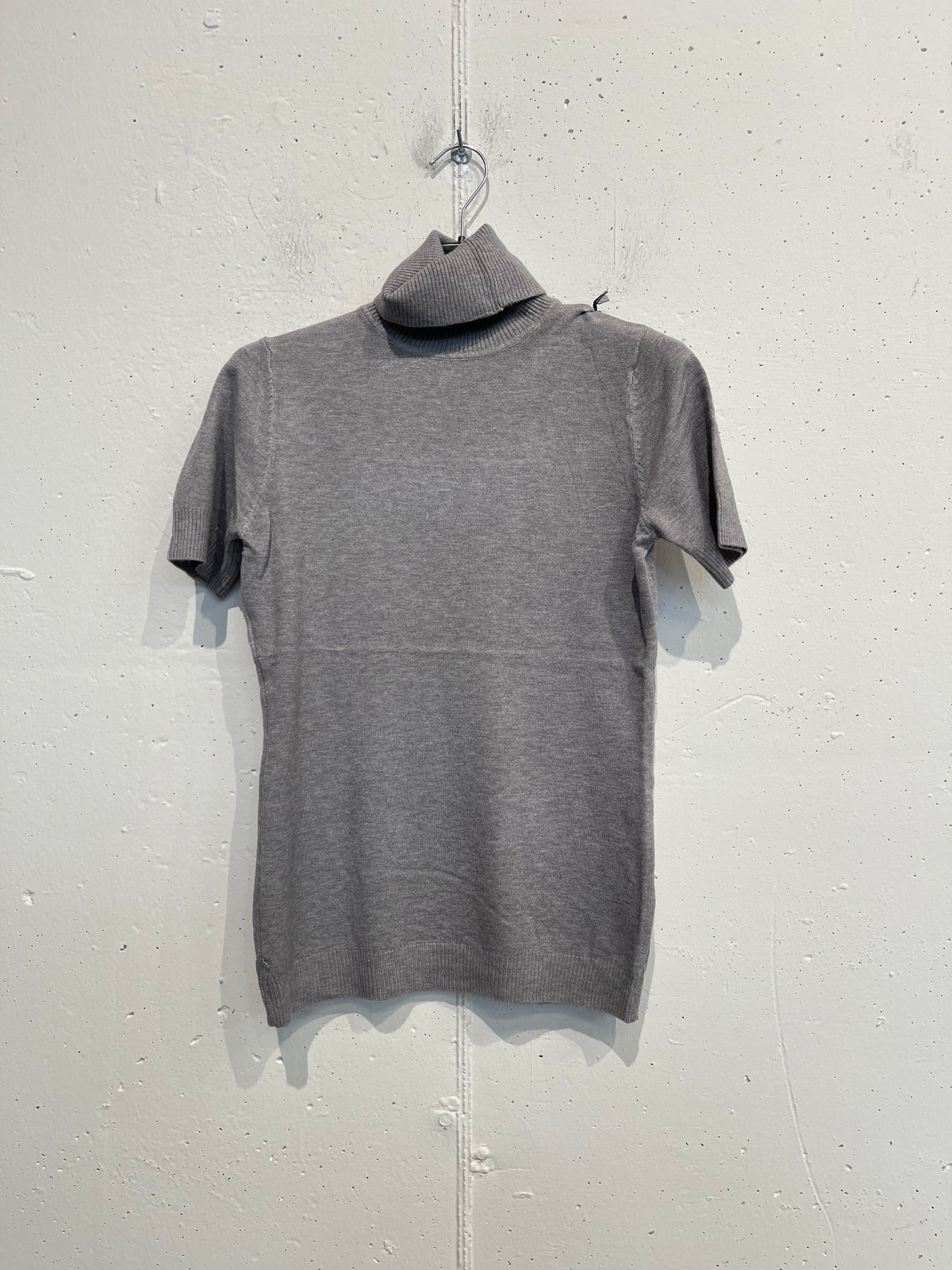 Pull mezza manica con collo alto