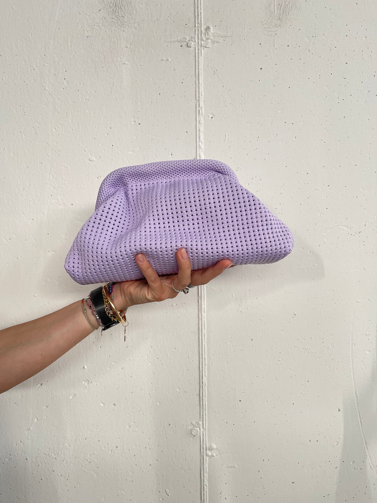 Borsa Clutch con Catenella in varie Fantasie - 30x18 cm