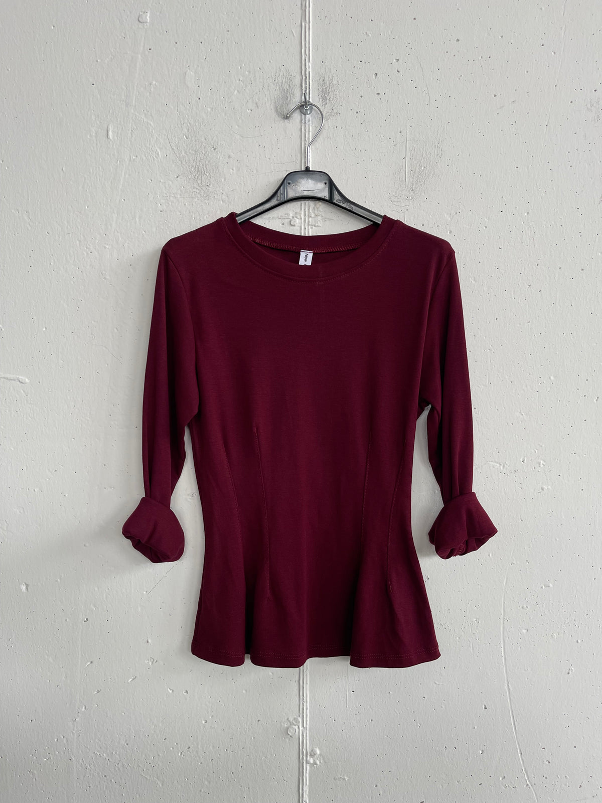 Maglia a manica lunga effetto corpetto
