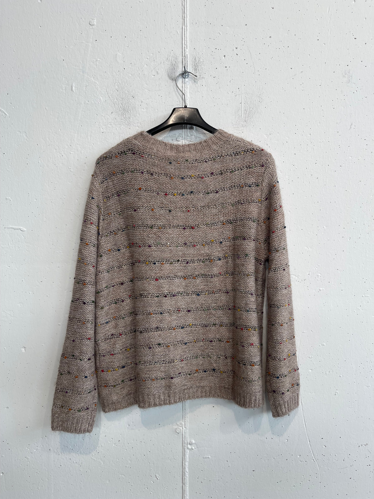 Pull con piccole palline colorate