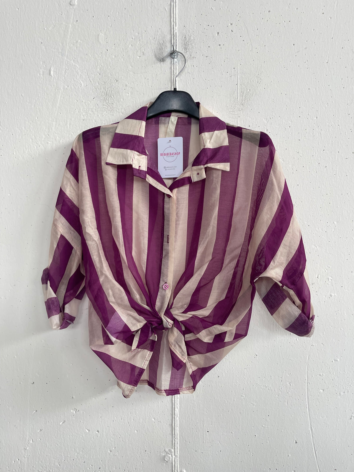 Camicia a righe estate
