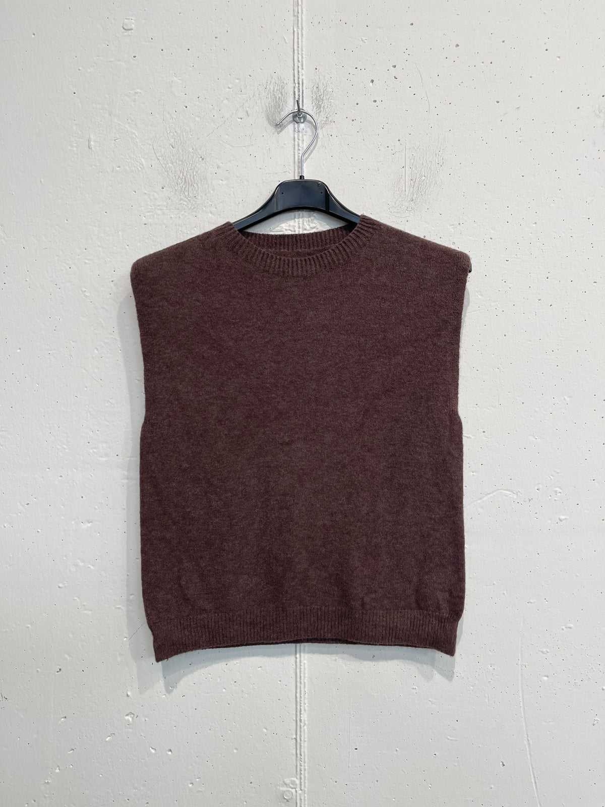 Gilet slim misto lana