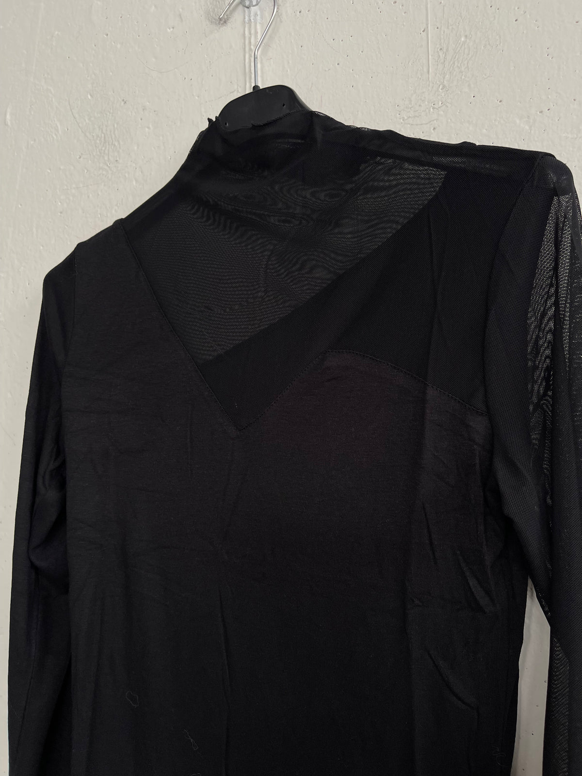 Top manica trasparente