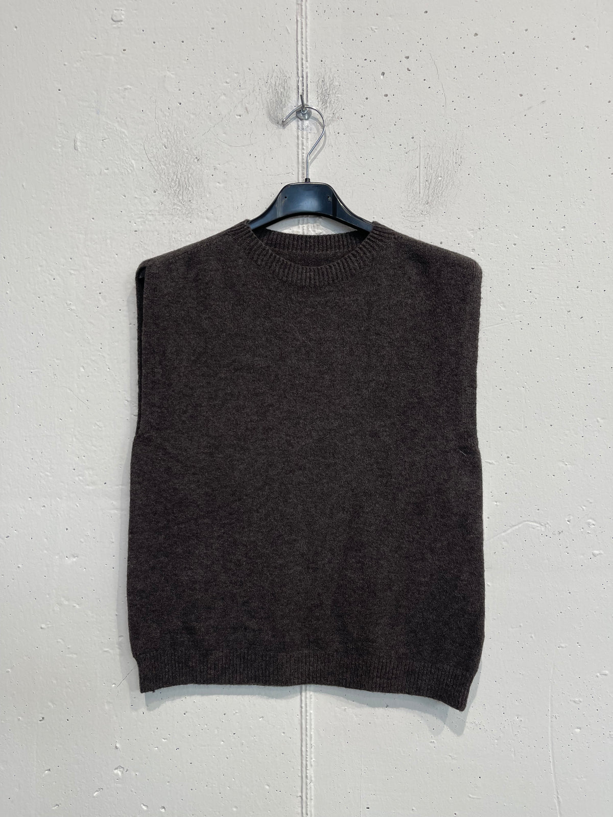 Gilet slim misto lana
