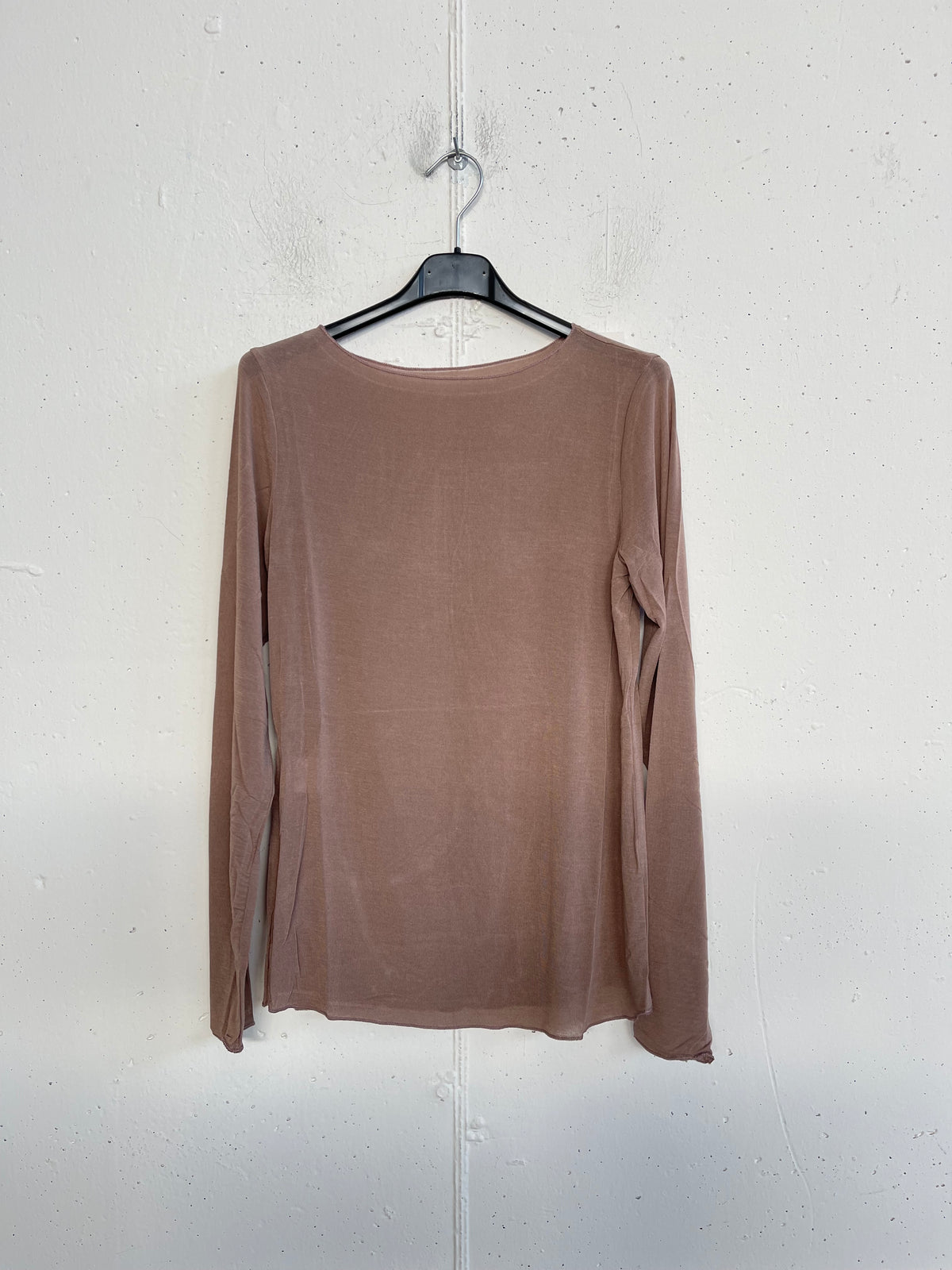 Sottogiacca misto cashmere con scollo a barchetta