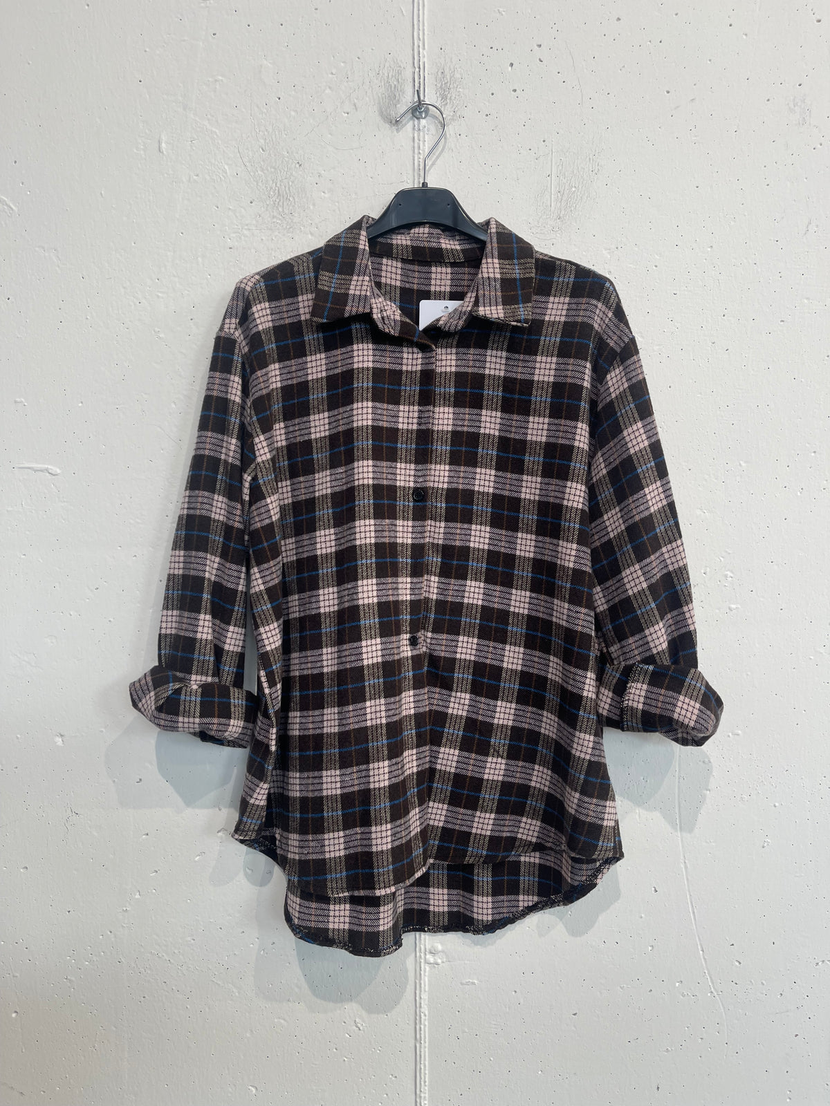 Camicia boscaiolo misto cotone quadri medi
