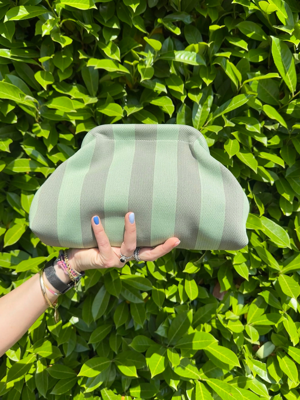 Borsa clutch RIGHE