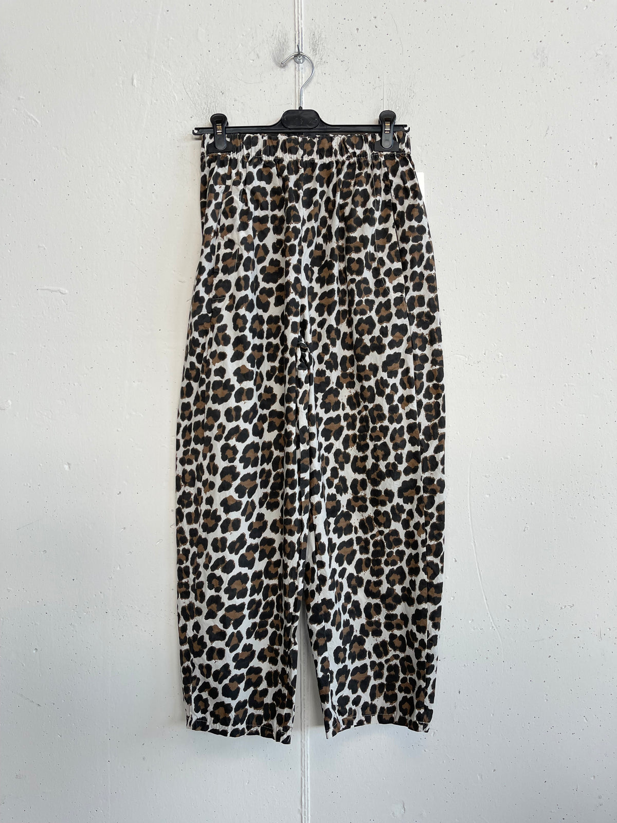 Pantalone palloncino leopardato 100% cotone