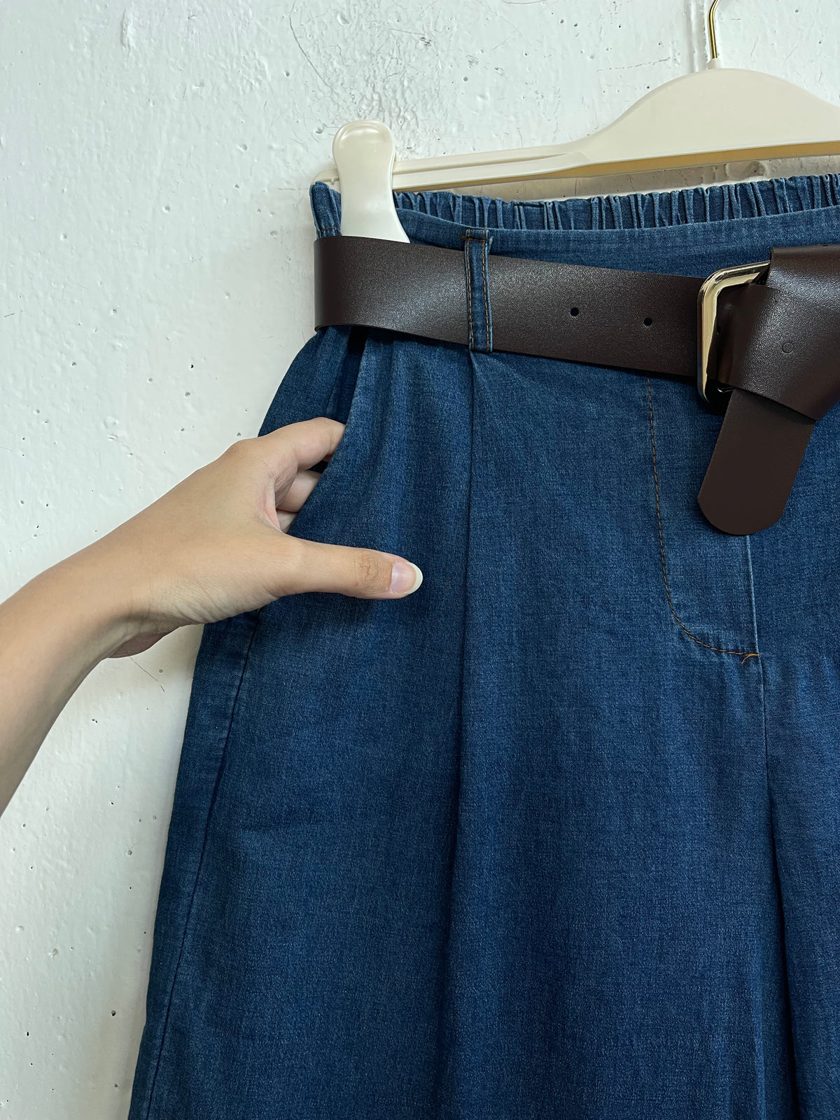 Bermuda tela jeans taglia unica